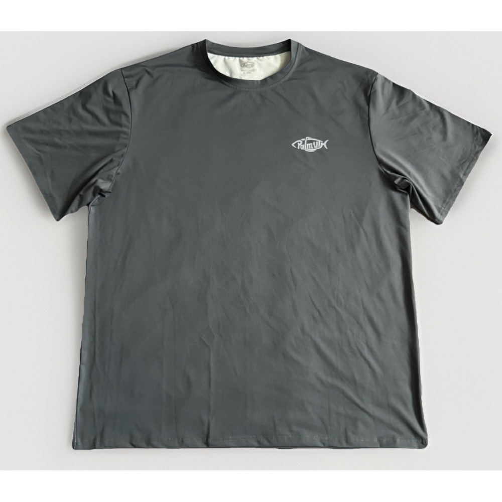 Palmyth Men's Fishing Shirt Short Sleeve Sun Protection UV UPF 50+ SPF T-Shirt